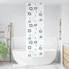 vidaXL Duschrollo mit Kassette 70x240 cm Stoffbreite 66 cm