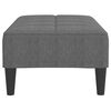 vidaXL Fu&szlig;hocker Hellgrau 78x56x32 cm Stoff