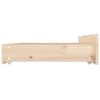 vidaXL Bett mit Schubladen 135x190 cm