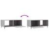 vidaXL Couchtisch Grau Sonoma 90x50x40 cm Holzwerkstoff