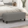 vidaXL Sitzbank Dunkelgrau 100x35x41 cm Stoff