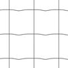 vidaXL Zaun mit Pfosten Grau 0,8 x 25 m Stahl