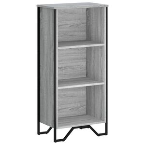 vidaXL B&uuml;cherregal Grau Sonoma 50x31x106 cm Holzwerkstoff