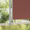 vidaXL Ausziehbare Seitenmarkise 140 x 300 cm Braun