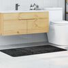 vidaXL Rutschfeste Badmatte Dunkelgrau 70 x 120 cm PP