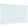 vidaXL K&uuml;chenr&uuml;ckwand Wei&szlig; 100 x 60 cm Geh&auml;rtetes Glas