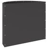 vidaXL Pflanzk&uuml;bel Schwarz 60 x 30 x 50 cm Stahl