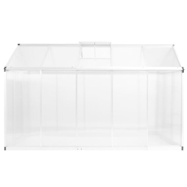 vidaXL Gew&auml;chshaus Aluminium 302x190x195 cm 11,19 m&sup3;