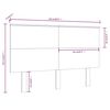 vidaXL Bett-Kopfteil 164x6x82,5 cm Massivholz Kiefer
