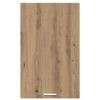 vidaXL H&auml;ngeschrank mit T&uuml;r Artisan-Eiche und Wei&szlig; 50 x 31 x 80 cm