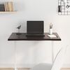 vidaXL Tischplatte 80x60x2 cm Massivholz Eiche Behandelt Baumkante