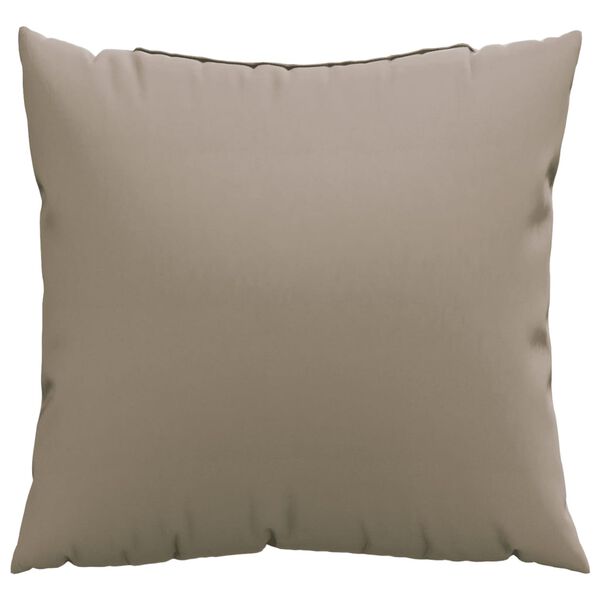 vidaXL Sofakissen 4 Stk. Taupe 40x40 cm Stoff