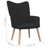 vidaXL Relaxsessel Schwarz Stoff