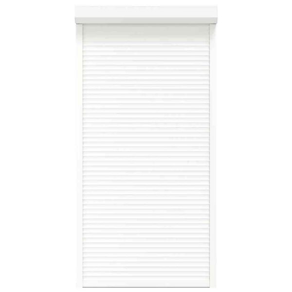 vidaXL Rollladen Aluminium 110x220 cm Wei&szlig;