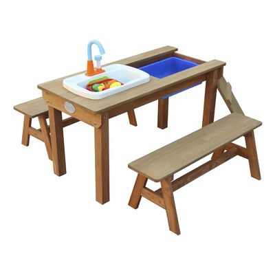 AXI Sand- und Wasser-Picknicktisch Dennis mit Spielküche und Bänken