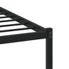 vidaXL Bettgestell ohne Matratze mit Kopfteil Braun Eiche 100x190 cm
