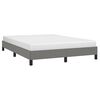 vidaXL Bettgestell ohne Matratze Dunkelgrau 140x200 cm Stoff