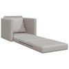 vidaXL Schlafsofa 60cm Wolkengrau Stoff