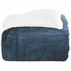 vidaXL &Uuml;berwurfdecke Marineblau 150 x 200 cm Fleece