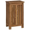 vidaXL W&auml;schekorb Natur Massivholz Teak