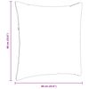 vidaXL Sofakissen 2 St&uuml;ck Beige 60 x 60 cm Stoff