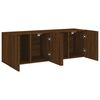 vidaXL TV-Wandschr&auml;nke 2 Stk. Braun Eichen-Optik 60x30x41 cm