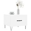 vidaXL Couchtisch Wei&szlig; 50x50x40 cm Holzwerkstoff