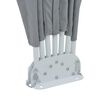 vidaXL Faltbarer Terrassen-Seitenf&auml;cher Grau 160 cm
