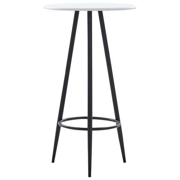 vidaXL 5-tlg. Bar-Set Kunststoff Schwarz
