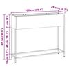 vidaXL Hochbeet Gartenpflanzer Rostig 100 x 26 x 82 cm Wetterfeststahl