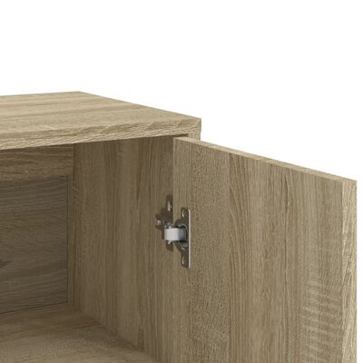 vidaXL Sideboard Sonoma-Eiche 60x31x84 cm Holzwerkstoff