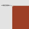vidaXL Senkrechtmarkise Terrakotta 180x1000 cm Oxford-Gewebe