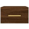 vidaXL Wand-Nachttische 2 Stk. Braun Eichen-Optik 35x35x20 cm