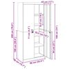 vidaXL Aufbewahrungsschrank 2 pcs Rosa 90 x 40 x 200 cm Stahl