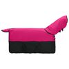 vidaXL Pferdedecke Rosa und Schwarz 125 cm Polyester