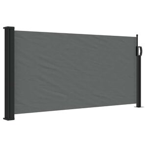vidaXL Ausziehbare Seitenmarkise Anthrazit 100x500 cm