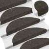 vidaXL Stufenmatten Selbstklebend 30 Stk. 56x17x3 cm Anthrazit Halbrund