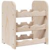 vidaXL Weinregal 33x25x37 cm Massivholz Kiefer