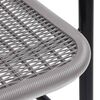 vidaXL Gartenst&uuml;hle 4 Stk. Kunststoff Rattan-Optik und Stahl 110 kg