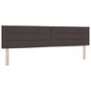 vidaXL Boxspringbett mit Matratze Dunkelbraun 200 x 200 cm Polyester