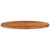vidaXL Tischplatte 100x40x2,5 cm Oval Massivholz Akazie