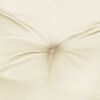 vidaXL Palettenkissen 7-tlg. Creme Stoff