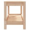 vidaXL Gartenbank 82,5x35x45 cm Massivholz Kiefer