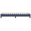 vidaXL Boxspringbettgestell Blau 90x190 cm Stoff
