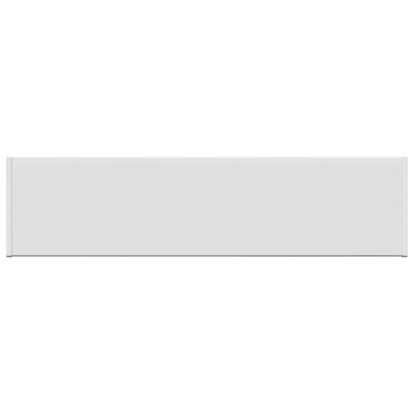 vidaXL Fensterbank Wei&szlig; 60 x 25 x 4,5 cm PVC