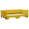 vidaXL Tagesbett Ausziehbar Gelb 90x200 cm Samt