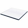 vidaXL Matratzenauflage Wei&szlig; 200 x 200 cm Jacquard-Stoff