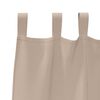 vidaXL Verdunkelungs-Vorh&auml;nge mit Ringen 2 pcs Taupe 260 x 140 cm