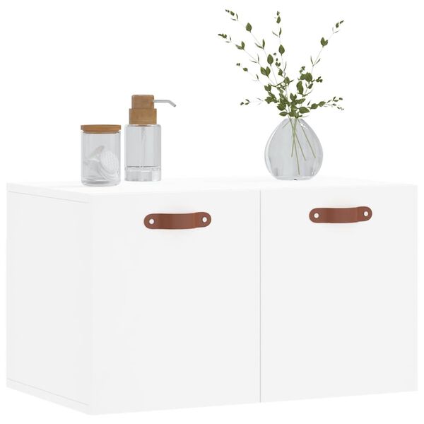 vidaXL Wandschrank Wei&szlig; 60x36,5x35 cm Holzwerkstoff