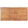 vidaXL 5-tlg. Garten-Essgruppe Massivholz Teak